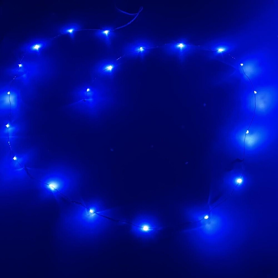 luci blu per ruote di bicicletta 2 pezzi senza batteria