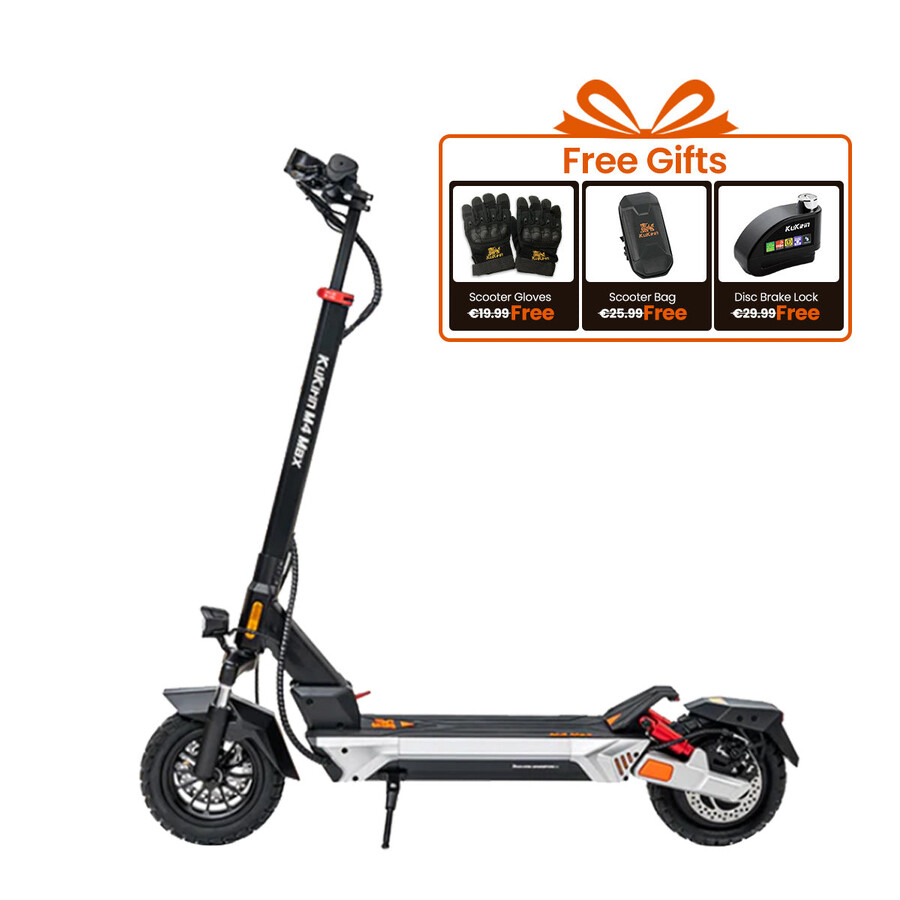 monopattino elettrico kukirin m4 max - sospensioni professionali e finitura in metallo