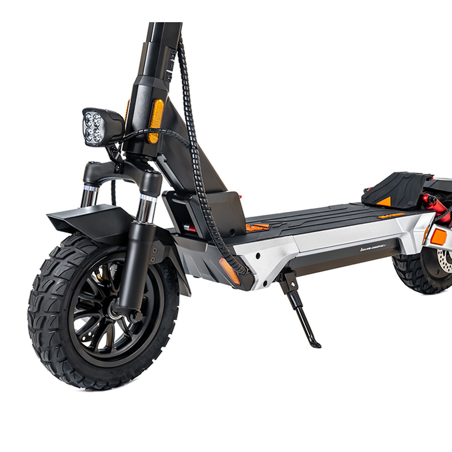 monopattino elettrico kukirin m4 max - sospensioni professionali e finitura in metallo